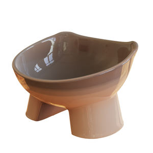 Mangkuk Makan Keramik Terangkat Ergonomis Ramah Lingkungan untuk Anjing, Mengurangi Ketegangan Leher, Dapat Disesuaikan untuk Kucing dan Anjing - Product Image 1