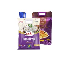 Sacs d'emballage pour riz en nylon plastique à fond plat refermables, résistants à l'humidité, imprimés sur mesure Jingran Z013, multi-tailles, 2 kg, 5 kg, 10 kg pour