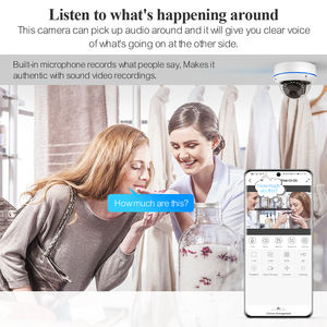 Système de caméra POE H.265 5MP 8CH avec audio unidirectionnel, caméra anti-vandalisme, système de sécurité <span class=keywords><strong>vidéo</strong></span> CCTV intérieur en métal, kit P2P - Product Image 2