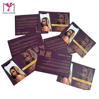 Cartes de remerciement en papier durable MUYANG en promotion – Toutes couleurs, conseils de soins capillaires inclus
