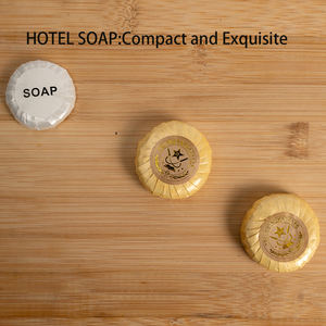 Savon d'hôtel 15g/20g/30g personnalisable avec logo personnalisé Articles de toilette de source économique Équipements d'hôtel de luxe écologiques personnalisables - Product Image 6