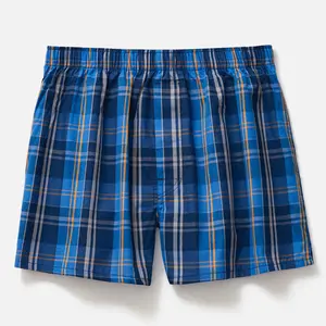 Cuecas boxer masculinas/ cuecas boxer respiráveis para homens cuecas boxer tecidas OEM personalizadas