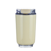 Mug de voyage isotherme en acier inoxydable à double paroi, personnalisable avec logo, portable, simple, sans BPA, pour bureau et café