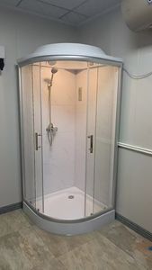Cabines <span class=keywords><strong>de</strong></span> <span class=keywords><strong>douche</strong></span> intégrées sur mesure, <span class=keywords><strong>de</strong></span> haute <span class=keywords><strong>qualité</strong></span>, étanches, silencieuses et durables. - Product Image 2
