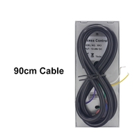 Contrôleur d'accès autonome RFID 125 KHz AC/DC 12-28 V pour extérieur avec clavier rétroéclairé en métal pour porte simple