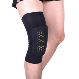 Genouillères de protection anti-collision en nid d'abeille pour volley-ball et basketball, respirantes, antidérapantes et compressives - Product Image 1