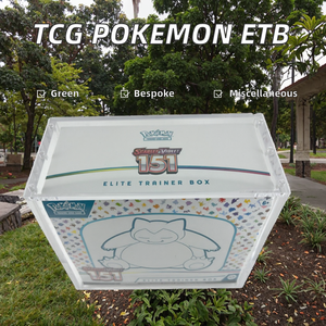 Étui de présentation magnétique en acrylique moderne et écologique pour boîte d'entraîneur d'élite Pokémon <span class=keywords><strong>Go</strong></span>, finition anti-UV, décoration d'intérieur - Product Image 2