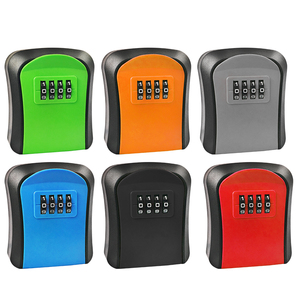 Caja Fuerte con Contraseña de Combinación de 4 Dígitos para Montar en la Pared, para Uso Doméstico. Caja de Seguridad Pequeña con Cerradura para Llaves Se Puede <span class=keywords><strong>Cambiar</strong></span> la Contraseña - Product Image 4