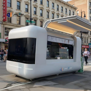 Camiones de comida Cocina completa Calle de comida rápida con helado para remolque para bocadillos Hotdog - Product Image 1