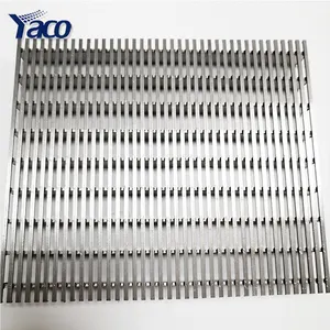 SUS304 316 316L stainless steel 0.5mm 1mm slot flat wedge wire screen coanda screen for centrifuges andritz