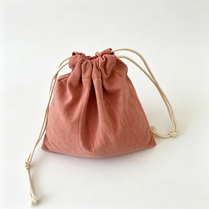 Sac en toile de coton biologique avec cordon de serrage, pochette anti-poussière en velours recyclable pour bijoux - Product Image 6