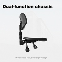 KEDE Chaise élévatrice à hauteur réglable Chaise de laboratoire dentaire antistatique en mousse PU ESD pour le bureau