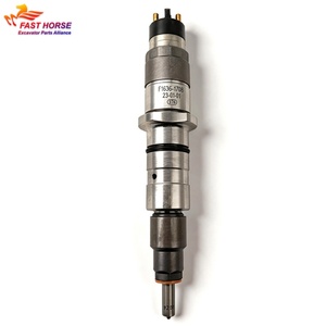 Inyector de Combustible Hangood 0445120236 0432130220 para Motor 6D114, Excavadora PC200-7 PC220-7, Inyector Diesel Common Rail - Product Image 1