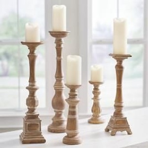 Bougeoir en bois bougeoir en bois bougeoirs en bois pour la décoration intérieure nouveau pilier de bougie pour l'éclairage - Product Image 2