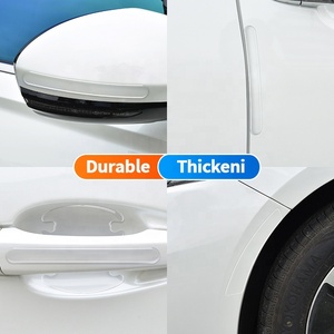 สติ๊กเกอร์ฟิล์มใสป้องกันรอยขีดข่วนที่มือจับประตูรถยนต์ 8 ชิ้น - Product Image 4