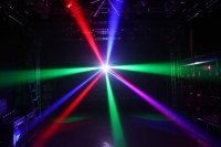 9 pièces * 120W RGBW LED DMX512 Projecteur mobile Spider pour parc à thème, événement, mariage, DJ, club