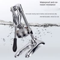 TEBAK Voedsel Fruit Extractor Citrus Sinaasappel Citroenpers Roestvrij Staal Multifunctionele Handmatige Sapcentrifuge