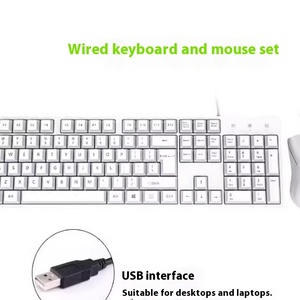 Patriot wq1606 bàn phím và chuột có dây màu trắng cho văn phòng kinh doanh tại nhà máy tính để bàn chuyên dụng có sẵn hàng - Product Image 5