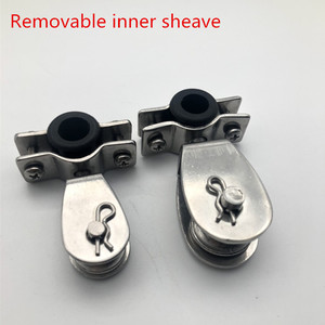 फैक्टरी M20/M25 स्टेनलेस स्टील कुंडा एकल केबल चरखी ब्लॉक - Product Image 2