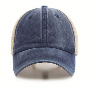 Vintage Washed Trucker Hat Distressed Adjustable Mesh Baseball <b>Cap</b> for Men <b>Women</b> Sun Hats Beach Outdoor Sports Promotion Gift - Product Image 3