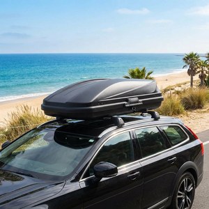 Boîte à bagages <span class=keywords><strong>de</strong></span> <span class=keywords><strong>toit</strong></span> <span class=keywords><strong>de</strong></span> voiture au design <span class=keywords><strong>large</strong></span> et fin, faible bruit du vent, antichoc, pour les voyages longue distance en famille - Product Image 6