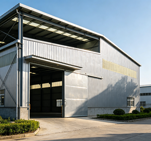 Edificio Moderno Prefabricado con Estructura de Acero para Taller Comercial, Almacén, Supermercado, Nave Industrial, Taller Mecánico, Oficina - Product Image 4