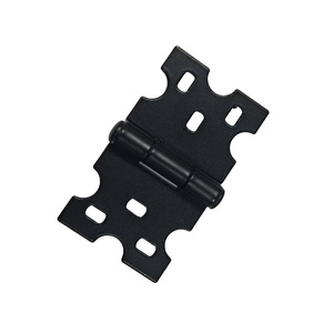 Bisagra para muebles, color negro mate, 2,5 mm, superficie engrosada, montaje en superficie, acero laminado en frío duradero, diseño minimalista para gabinetes y estanterías - Product Image 3