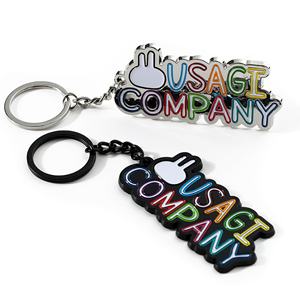 Fabricante de Llaveros de Metal Plateado Personalizados de Fábrica Charmscute, Llaveros con Forma de Corazón Rosa, Frutas y Animales, Accesorios para Bolsos - Product Image 4