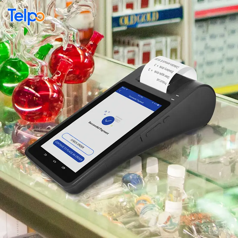 Telpo 7-Inch Desktop Belasting Facturen Validatie Fiscale Controle Android Draagbare Pos Apparaat Terminal