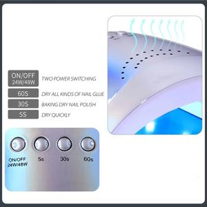 30 LED Lampe UV 48W Séchoir à Gel pour Ongles Séchage Rapide Tous les <span class=keywords><strong>Vernis</strong></span> à Gel <span class=keywords><strong>Vernis</strong></span> à Ongles Dispositif de Durcissement - Product Image 5
