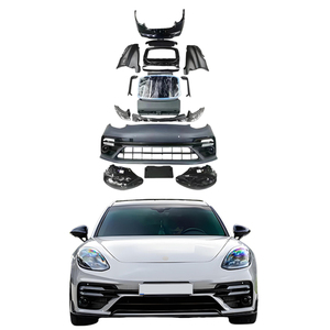 Kit carrosserie pour <span class=keywords><strong>Porsche</strong></span> <span class=keywords><strong>Panamera</strong></span> 970 2010-2016, mise à niveau vers le modèle <span class=keywords><strong>Turbo</strong></span> <span class=keywords><strong>S</strong></span> <span class=keywords><strong>2023</strong></span>, pare-chocs avant et arrière, phares, ensemble complet, pièces auto - Product Image 1