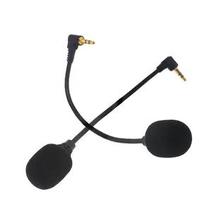 Toptan yedek kulaklıklar mikrofonlar ayrılabilir kaz boynu mini tarzı yaygın telefon Laptop Notebook 3.5mm mikrofon