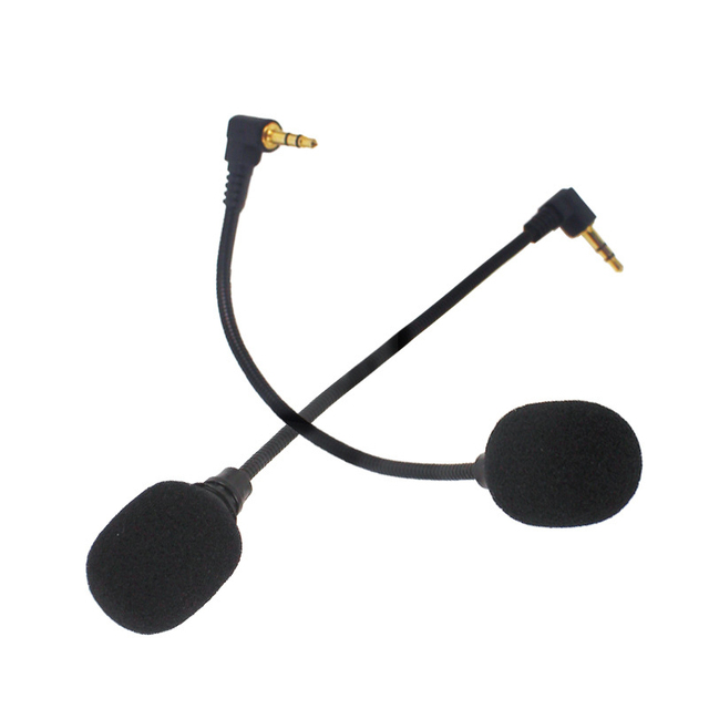 Wholesale Replacement Headphones Microphones Detachable Goose neck mini style Widely Phone Laptop Notebook 3.5 mm microphone