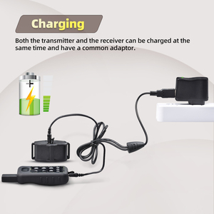 Collar de entrenamiento 2 en 1 para perros, valla inalámbrica para mascotas, resistente al agua, 65 pies - Product Image 4