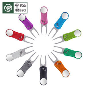 Bochen Outdoor <span class=keywords><strong>Golf</strong></span> Club Ball Marker e Divot strumento di riparazione in alluminio manico di forma rotonda materiale in lega di zinco altri prodotti da <span class=keywords><strong>Golf</strong></span> - Product Image 1