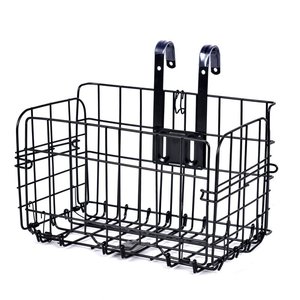 Fabricante al por mayor cesta colgante lateral gruesa <span class=keywords><strong>para</strong></span> <span class=keywords><strong>bicicleta</strong></span> de montaña cesta plegable delantera y trasera - Product Image 2
