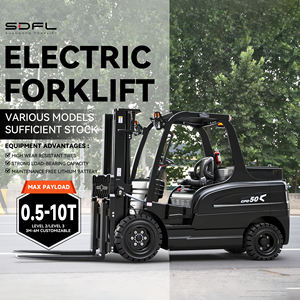 Kolay palet konumlandırma yükleme için yan değiştirici ile elektrikli Forklift - Product Image 1
