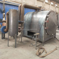 Fourneau de carbonisation horizontal sans fumée à prix d'usine, haute productivité, pour bûches de bois et bambou
