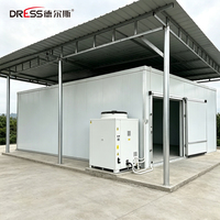 5HP~25HP Condensatie-eenheid en verdamperunit, luchtgekoelde koelinstallatie voor koelcel, koude opslag