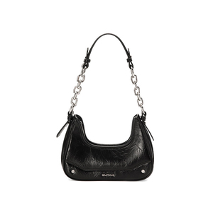 Sac sous le bras en cuir véritable « Magnetic Charm », nouvelle collection, sac croissant pour femme - Product Image 6