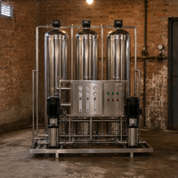 Réservoir industriel en acier au carbone pour filtre mécanique à sable de quartz 5000L/heure pour système de prétraitement d'eau circulante