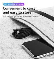 Câbles USB tressés en nylon de qualité supérieure câble type-c mâle à type-c mâle pour charger les téléphones et transférer des données