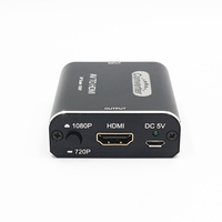 Ses Video Yüksek Kaliteli HDTV Kompozit 3 RCA CVBS Adaptörü AV'den Dönüştürücüye 1080P 720p/1080p Anahtarı Mikro USB ile Güçlendirilmiş