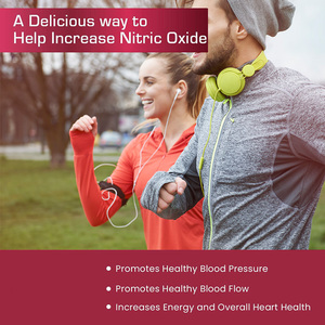 Gummies à la racine de betterave en marque privée OEM, booster d'oxyde nitrique avec vitamines, soutient la circulation sanguine et la santé cardiaque, complément antioxydant - Product Image 4