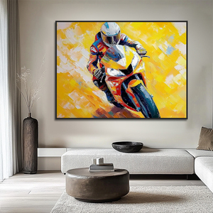 Pittura astratta di alta qualità su tela sportiva personalizzata testurizzata per l'home Office fatto a mano moderna decorazione artistica da parete di alta qualità - Product Image 4