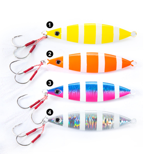 Esche <span class=keywords><strong>Artificiali</strong></span> OEM per <span class=keywords><strong>Pesca</strong></span> in Mare, Jig in Metallo <span class=keywords><strong>con</strong></span> Amo, Esca Luminosa Piccola per <span class=keywords><strong>Pesca</strong></span> a Traina - Product Image 5