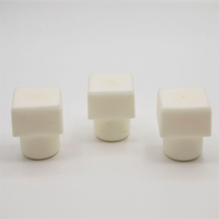 Bouchon de bouteille carré minimaliste blanc mat pour bouteilles de vin, capsules pour bouteilles de whisky et de vodka