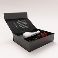 Boîte cadeau de fleurs de luxe personnalisée avec couvercle magnétique, emballage en carton rigide pour bouquets de roses et cadeaux floraux
