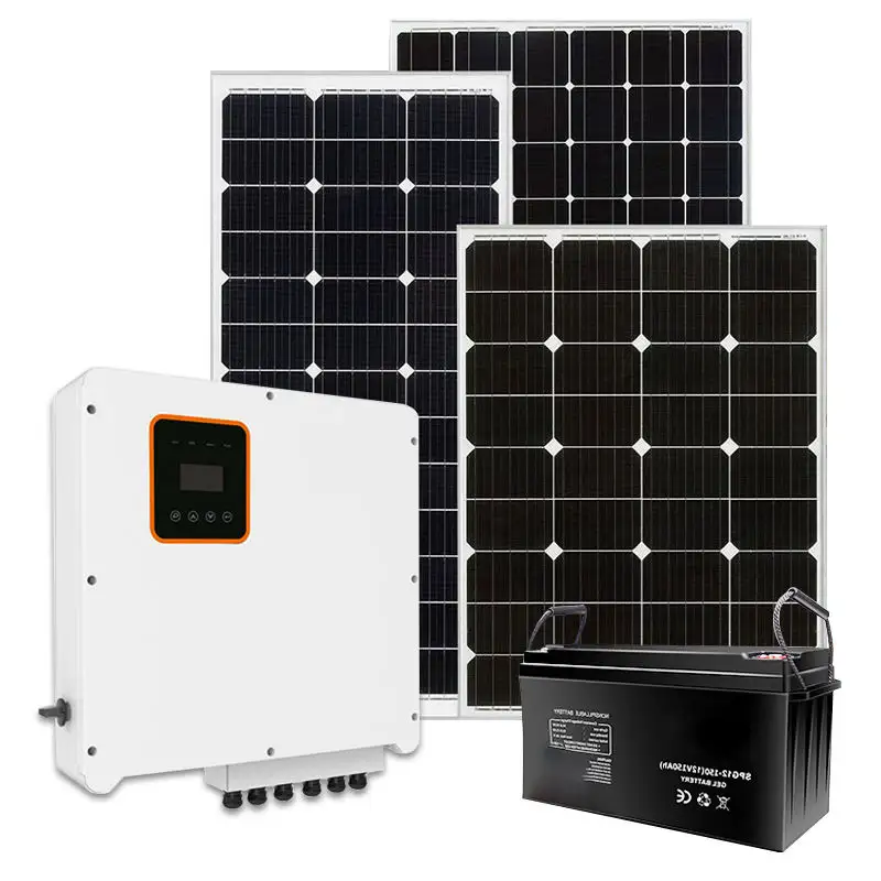 Fabbrica che vende direttamente 20KW 30KW 50KW 100KW 150KW 500KW 630KW sistema solare a energia con sistema di Inverter solare On Off Grid