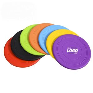 Disque volant interactif pour chien - Soucoupe flottante légère et souple pour l'entraînement des chiots et les jeux en plein air - Cadeaux promotionnels - Product Image 1